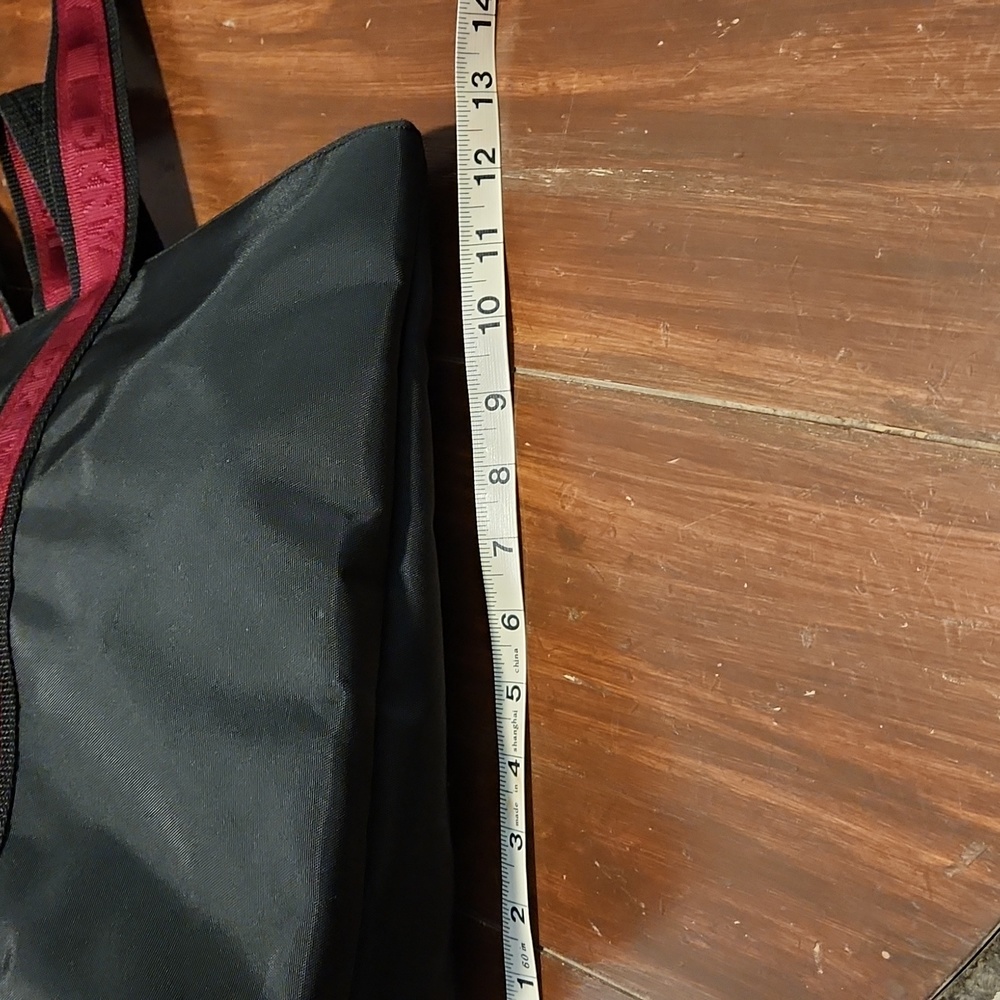 DKNY Large Black and Maroon Tote - Picture 6 of 9